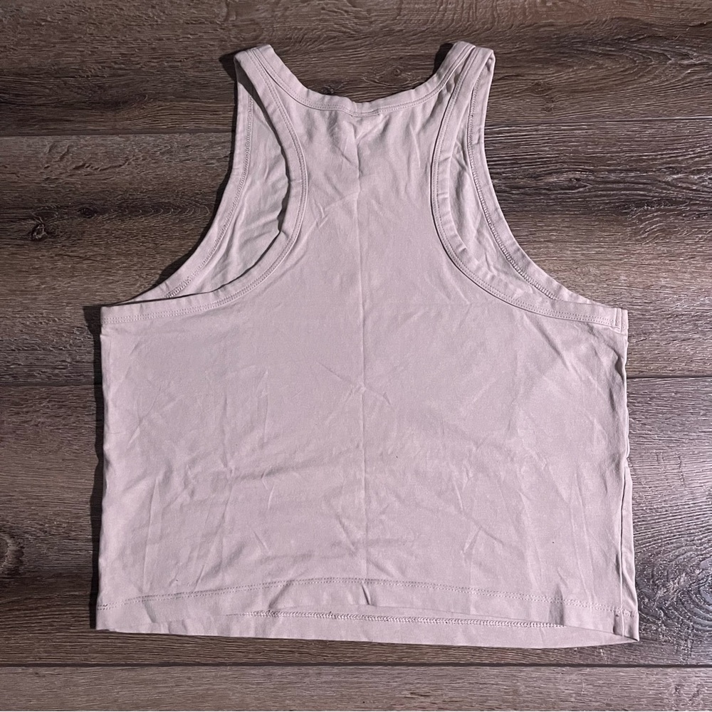 Size L H&M cream colored halter top